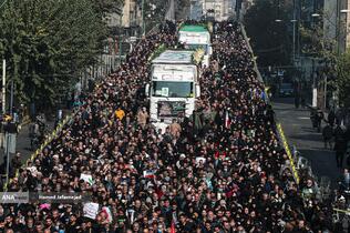 تشییع پیکر مطهر 100 شهید گمنام - معراج شهدا