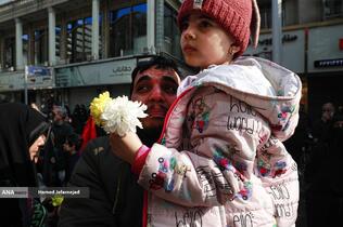 تشییع پیکر مطهر 100 شهید گمنام - معراج شهدا