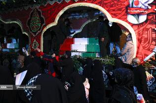 تشییع پیکر مطهر 100 شهید گمنام - معراج شهدا