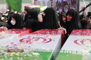 تشییع پیکر مطهر 100 شهید گمنام - معراج شهدا