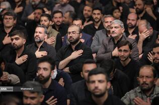 عزاداری شام شهادت حضرت فاطمه(س) با حضور رهبر معظم انقلاب