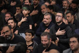 عزاداری شام شهادت حضرت فاطمه(س) با حضور رهبر معظم انقلاب