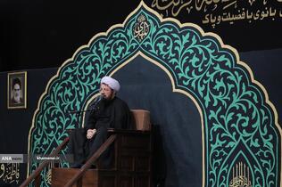 عزاداری شام شهادت حضرت فاطمه(س) با حضور رهبر معظم انقلاب