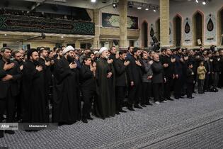 آخرین شب عزاداری شهادت حضرت زهرا(س) در حسینیه امام خمینی(ره)