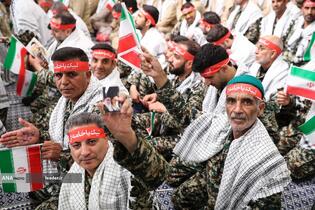 مراسم روز بسیج در حسینیه امام خمینی(ره)