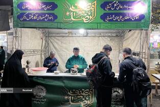 برپایی موکب مضیف الرضای(ع) منطقه ۱۴ در ایام شهادت ام‌الشهداء(س) 