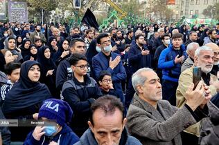 اجتماع فاطمیون در میدان 13 آبان - برنامه خادمیاران و یاوران رضوی منطقه دارالمومنین تهران