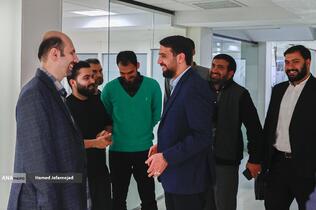بازدیدمهدی قمی شهردار منطقه 11 تهران از خبرگزاری آنا