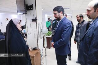 بازدیدمهدی قمی شهردار منطقه 11 تهران از خبرگزاری آنا