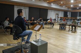 تمرین ارکستر سازهای ایرانی