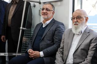 آیین بهره برداری از 2 رام قطار مترو ملی