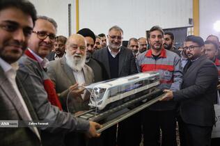 آیین بهره برداری از 2 رام قطار مترو ملی