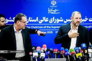 نشست خبری موسی‌الرضا حاجی‌بگلو، رئیس شورای عالی استان‌های کشور