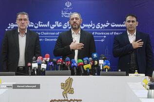 نشست خبری موسی‌الرضا حاجی‌بگلو، رئیس شورای عالی استان‌های کشور