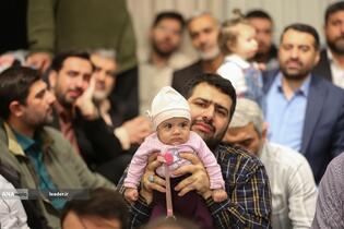 دیدار هزاران نفر از مداحان و ستایشگران اهل بیت(ع) با رهبر معظم انقلاب