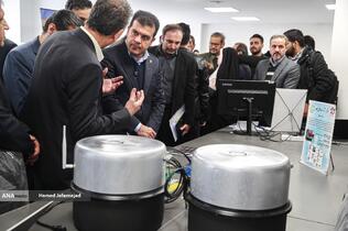 مراسم افتتاح برج فناوری و نوآوری ایثار و شاهد با حضور حسین افشین معاون علمی، فناوری و اقتصاد دانش&zwnj;بنیان رئیس جمهور و سعید اوحدی رئیس بنیاد شهید و امور ایثارگران