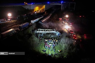 برخورد مرگبار دو قطار در یونان