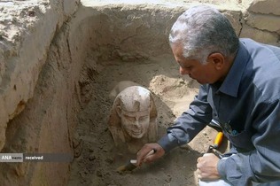 مجسمه ابوالهول تازه کشف شده در مصر