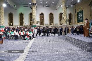 دیدار ورزشکاران با رهبر انقلاب