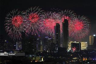 جشن‌ سال نو میلادی 2024 در بانکوک - تایلند