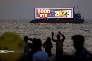 جشن‌ سال نو میلادی 2024 در بمبیی - هند