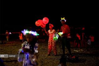 جشن‌ سال نو میلادی 2024 در بمبیی - هند