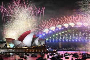 جشن‌ سال نو میلادی 2024 در سیدنی - استرالیا