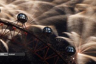 جشن‌ سال نو میلادی 2024 در لندن - انگلیس