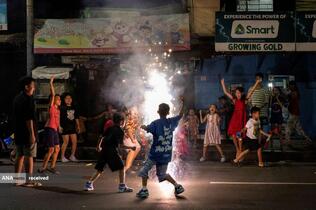 جشن‌ سال نو میلادی 2024 در مانیل - فیلیپین