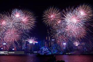 جشن‌ سال نو میلادی 2024 در هنگ‌کنگ