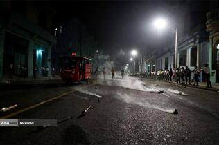 مراسم مشعل&zwnj;ها به مناسبت سالگرد استقلال کوبا در هاوانا