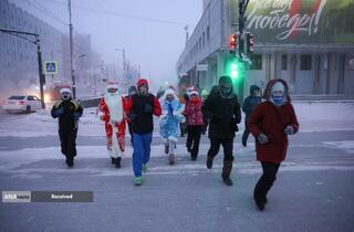 آغاز سال نو میلادی 2025 در روسیه