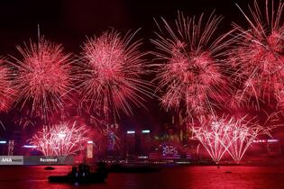 آغاز سال نو میلادی 2025 در هنگ&zwnj;کنگ