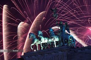 آغاز سال نو میلادی 2025 در برلین، آلمان