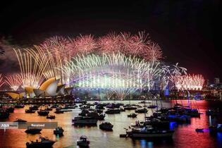 آغاز سال نو میلادی 2025 در سیدنی، استرالیا