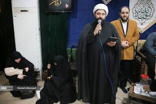 مداحی فرزند شهید حجت‌الاسلام محمد مقیسه رئیس شعبه ۵۳ دیوان عالی کشور در معراج شهدای تهران