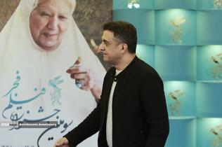 آرمان زرین&zwnj;کوب کارگردان در فوتوکال فیلم سینمایی ترک عمیق