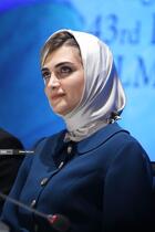 الناز ملک در نشست خبری فیلم‌ سینمایی «پیشمرگ»