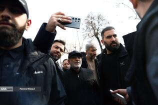 سردار اسماعیل قاآنی، فرمانده نیروی قدس سپاه در مراسم راهپیمایی 22 بهمن