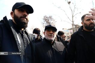 سردار اسماعیل قاآنی، فرمانده نیروی قدس سپاه در مراسم راهپیمایی 22 بهمن