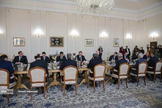 نشست سیدعباس عراقچی وزیر امورخارجه و رشید مردوف وزیر امور خارجه ترکمنستان 