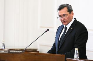 کنفرانس خبری رشید مردوف وزیر امور خارجه ترکمنستان 