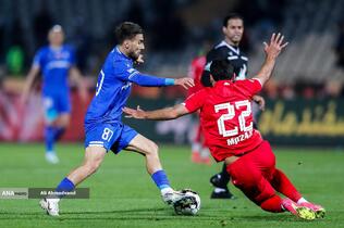 دیدارتیم های  استقلال و نساجی مازندران در هفته بیستم لیگ برتر فوتبال