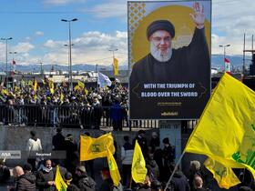  تشییع میلیونی پیکر شهیدان سیدحسن نصرالله و سیدهاشم صفی الدین/ رویترز