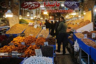 بازار خرید عید نوروز در تهران - آجیل