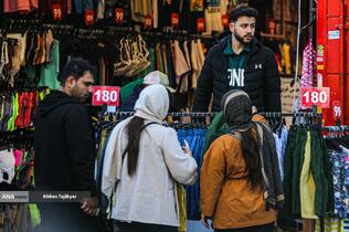 بازار خرید عید نوروز در تهران - پوشاک