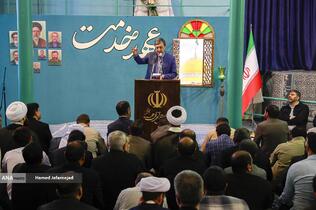 سخنرانی سید پرویز فتاح رییس ستاد فرمان اجرای امام(ره) در مراسم تجدید عهد با خادم حرم ایران 