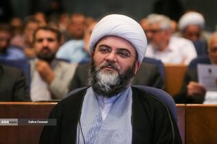  حجت‌لاسلام و المسلمین محمّد قمی رییس سازمان تبلیغات اسلامی در اولین کنگره الگوی حکمرانی شهید سید ابراهیم رییسی