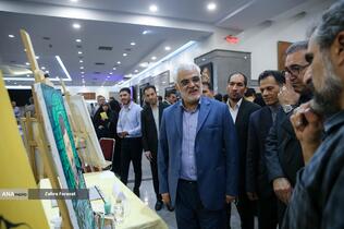 محمدمهدی طهرانچی رییس دانشگاه آزاد اسلامی در حاشیه مراسم اولین همایش بین المللی الگوی حکمرانی شهید رئیسی 