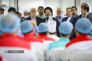 بازدید حجت الاسلام سید عبدالفتاح نواب سرپرست حجاج ایرانی و علیرضا بیات رئیس سازمان حج و زیارت از آشپزخانه ابوسرحد مکه